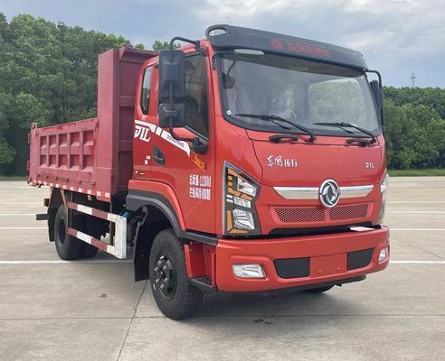 Dongfeng Diesel Dump Truck Zwei-Rad-Antrieb Hinterantrieb 4×2 Handgetriebe 8 Quadratmeter