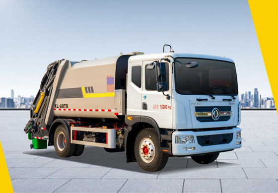 Dongfeng 13-Quadratische Komprimierte Mülltonne Rückantrieb Diesel 4 × 2 Manuelle Getriebe